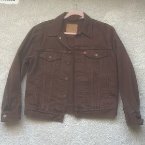 Women’s Levi’s Brown Denim Jacket- size M